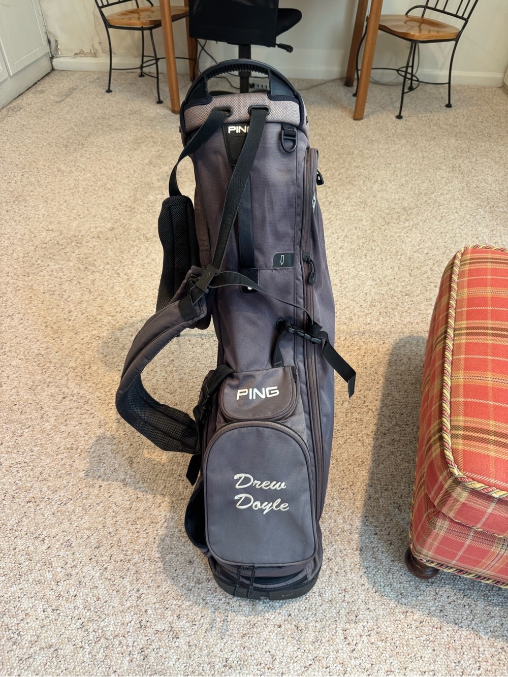PING Black Men’s Golf Carry Bag
